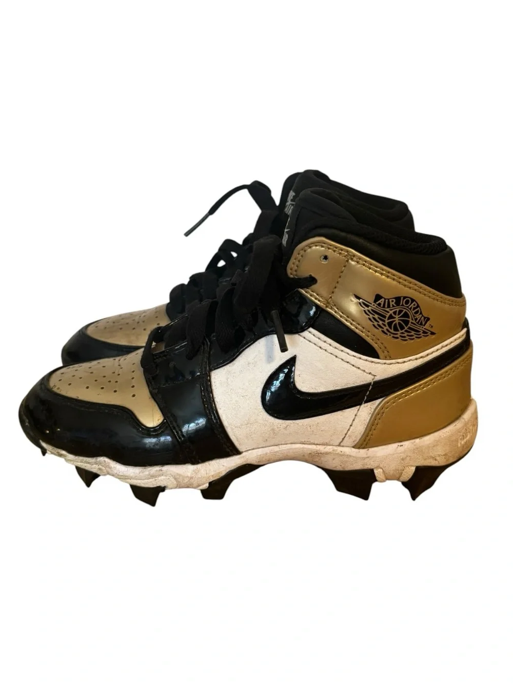 Nike Air Jordan 1 Mid TD Football Cleat - Picture 2 of 10